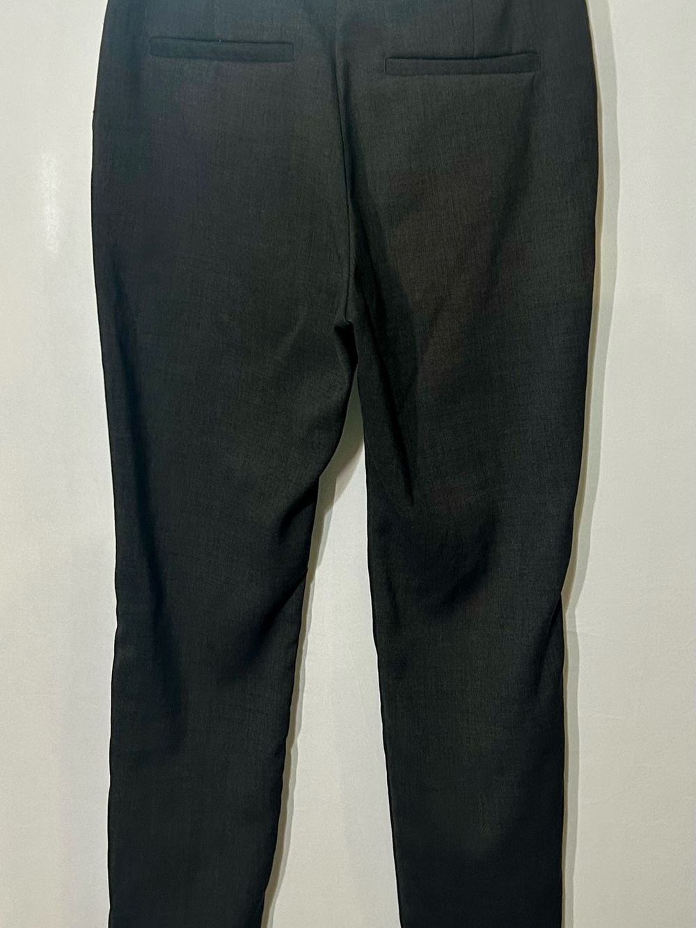 H&M Dark Charcoal Slim Fit Ankle-Length Cigarette Trousers Size 10 - Picture 4 of 6